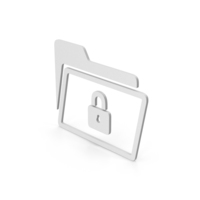 Symbol Locked File Folder PNG & PSD Images