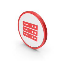 Icon Server Red PNG & PSD Images