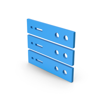 Symbol Server Blue PNG & PSD Images