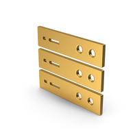 Symbol Server Gold PNG & PSD Images