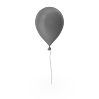 气球灰色PNG和PSD图像