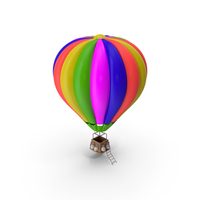 Cartoon Air Balloon PNG & PSD Images