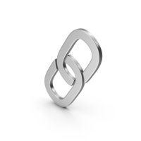Symbol Link Silver PNG & PSD Images