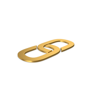 Gold Symbol Link PNG & PSD Images
