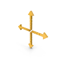 Arrow Yellow PNG & PSD Images