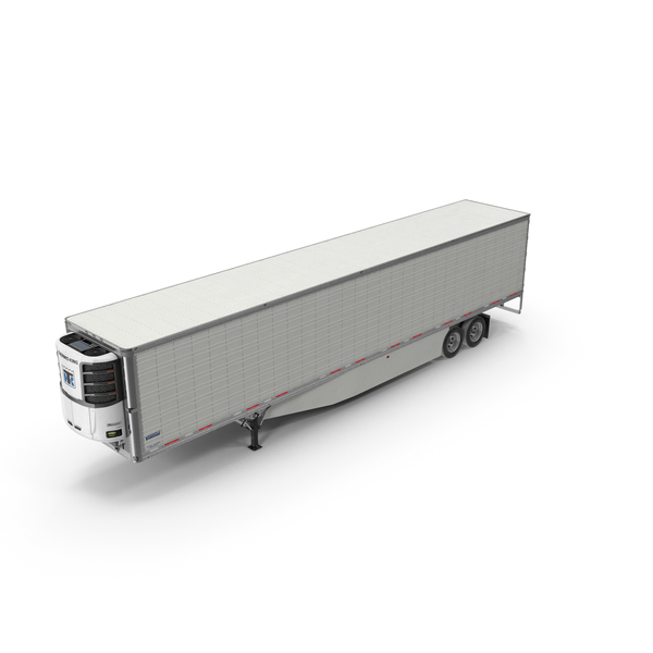 Vanguard Reefer Semi Trailer Refrigerator PNG & PSD Images