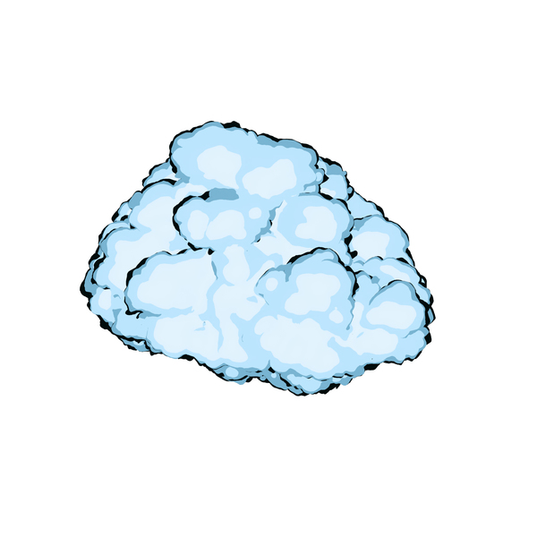 Cartoon Cloud PNG & PSD Images