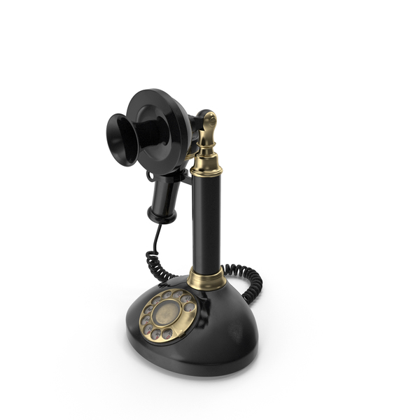 Vintage Candlestick Telephone PNG & PSD Images