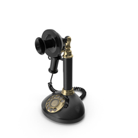 Vintage Candlestick Telephone PNG & PSD Images