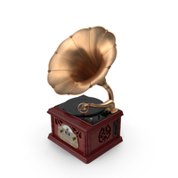 Vintage Retro Style Gramophone PNG & PSD Images