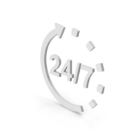 Symbol 24 / 7 Open PNG & PSD Images