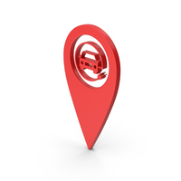 Pinpoint Electric Vehicle Charging Red PNG & PSD Images
