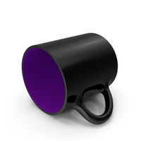 Black Purple Cup on Floor PNG & PSD Images