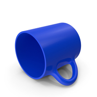 Blue Cup on Floor PNG & PSD Images