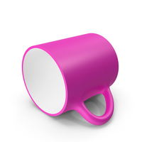 Pink Cup on Floor PNG & PSD Images