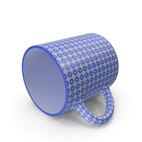 Printed Blue Cup On Floor PNG & PSD Images