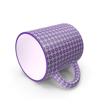 Printed Violet Cup on Floor PNG & PSD Images