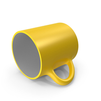 Yellow Cup on Floor PNG & PSD Images