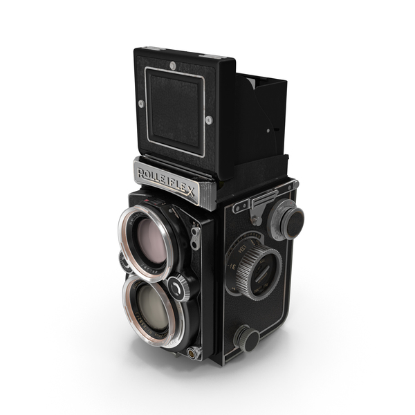 Vintage TLR Rolleiflex Film Camera PNG & PSD Images