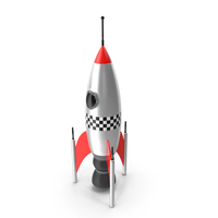 Vintage Toy Rocket PNG & PSD Images