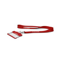 Visitor Lanyard with Plastic ID Card Holder PNG & PSD Images