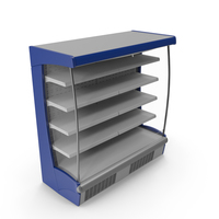 Wall Site Multideck Refrigerator PNG & PSD Images