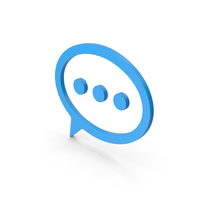 Symbol Texting Blue PNG & PSD Images