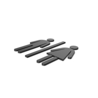 Black Symbol WC PNG & PSD Images