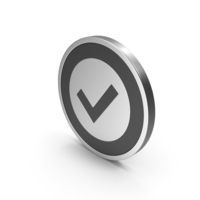 Silver Icon Checkmark PNG & PSD Images