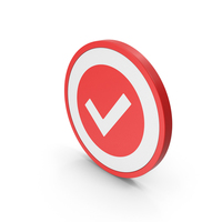 Icon Checkmark Red PNG & PSD Images