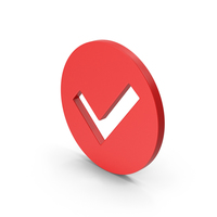Symbol Checkmark Red PNG & PSD Images