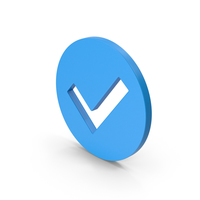 Symbol Checkmark Blue PNG & PSD Images