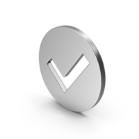 Symbol Checkmark Silver PNG & PSD Images