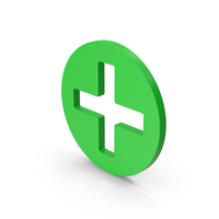 Symbol Cross / Plus Green PNG & PSD Images