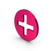 Symbol Cross / Plus Metallic PNG & PSD Images