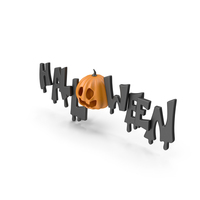Halloween Symbol with Pumpkin Face PNG & PSD Images