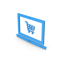 Symbol Online Shopping Blue PNG & PSD Images