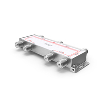 Coaxial Splitter F Type 6 Way PNG & PSD Images