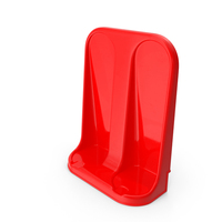 Double Fire Extinguisher Fiberglass Stand PNG & PSD Images