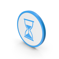 Icon Hourglass Blue PNG & PSD Images