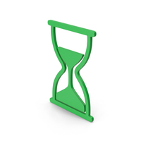 Symbol Hourglass Green PNG & PSD Images