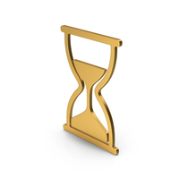 Symbol Hourglass Gold PNG & PSD Images
