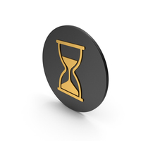 Hourglass Gold Icon PNG & PSD Images