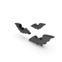 Halloween Bats Fly Logo PNG & PSD Images