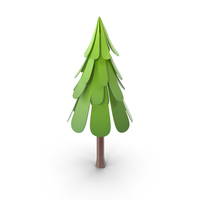 Winter Tree Lowpoly PNG & PSD Images