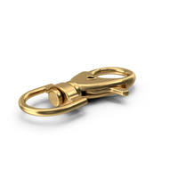 Lobster Claw Clasp Gold PNG & PSD Images