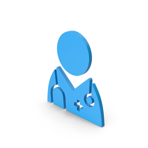 Symbol Doctor Blue PNG & PSD Images