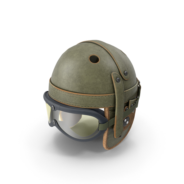 Vintage Helmet and Goggles On PNG & PSD Images