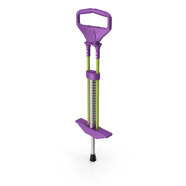 Pogo Stick with Visible Spring PNG & PSD Images