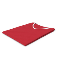 Female V Neck Folded White and Red PNG & PSD Images